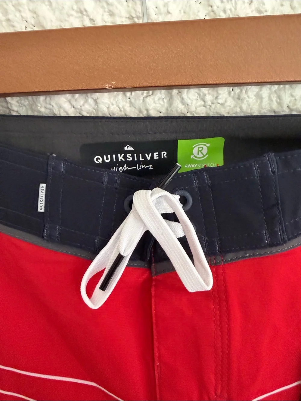 Quiksilver bright red